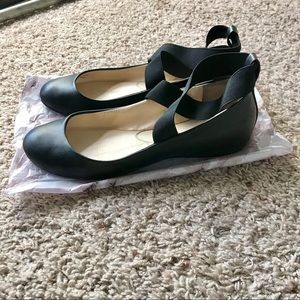 Black Jessica Simpson Ballet Style Flats in Size 7
